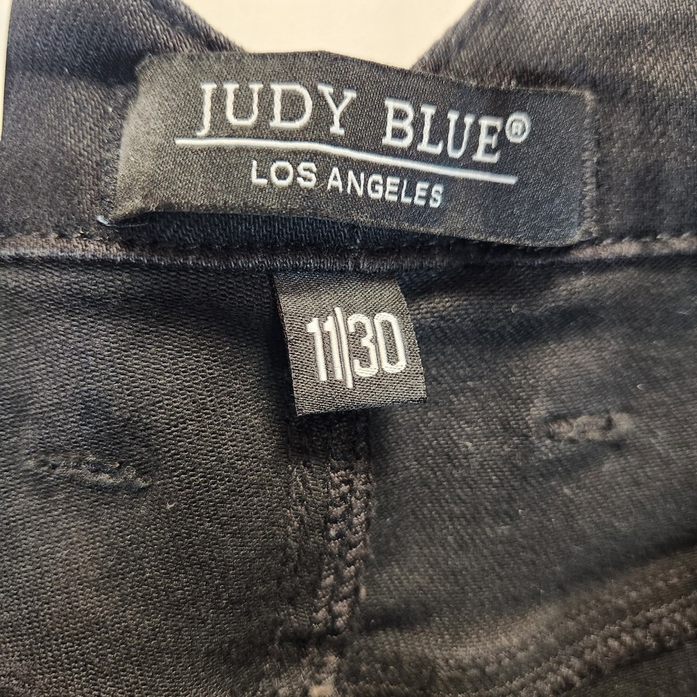 NWT Judy Blue Marlow Arc Rigid Magic Black Women`s Jeans JB881015 Size 11/30 - Picture 3 of 12
